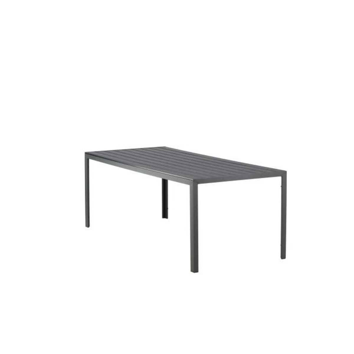 Paris Prix Table de Jardin  Break  205cm Noir