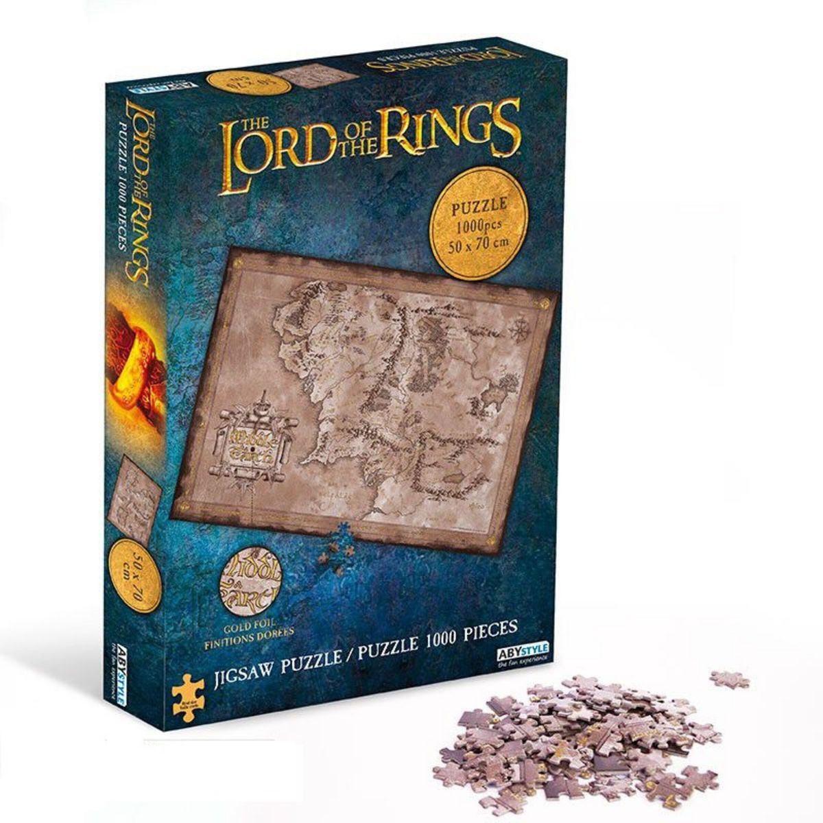 ABYSTYLE Puzzle 1000 pièces  - Terre du Milieu - LORD OF THE RINGS 