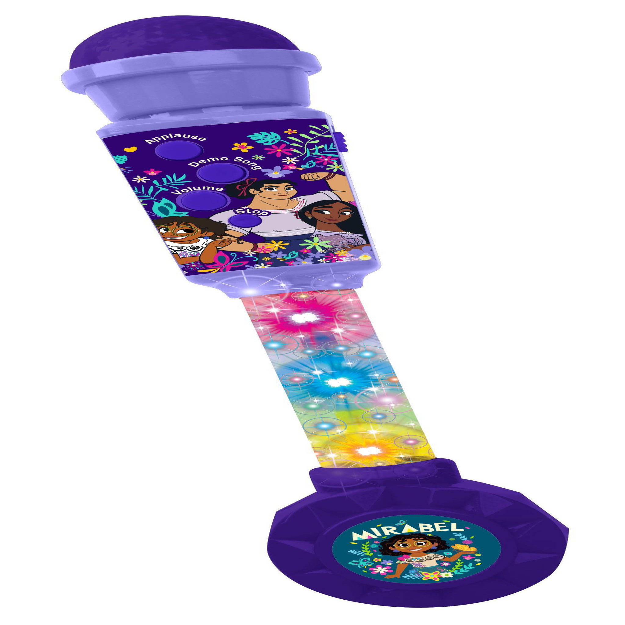 Lexibook Microphone Encanto avec tube lumineux et enceinte
