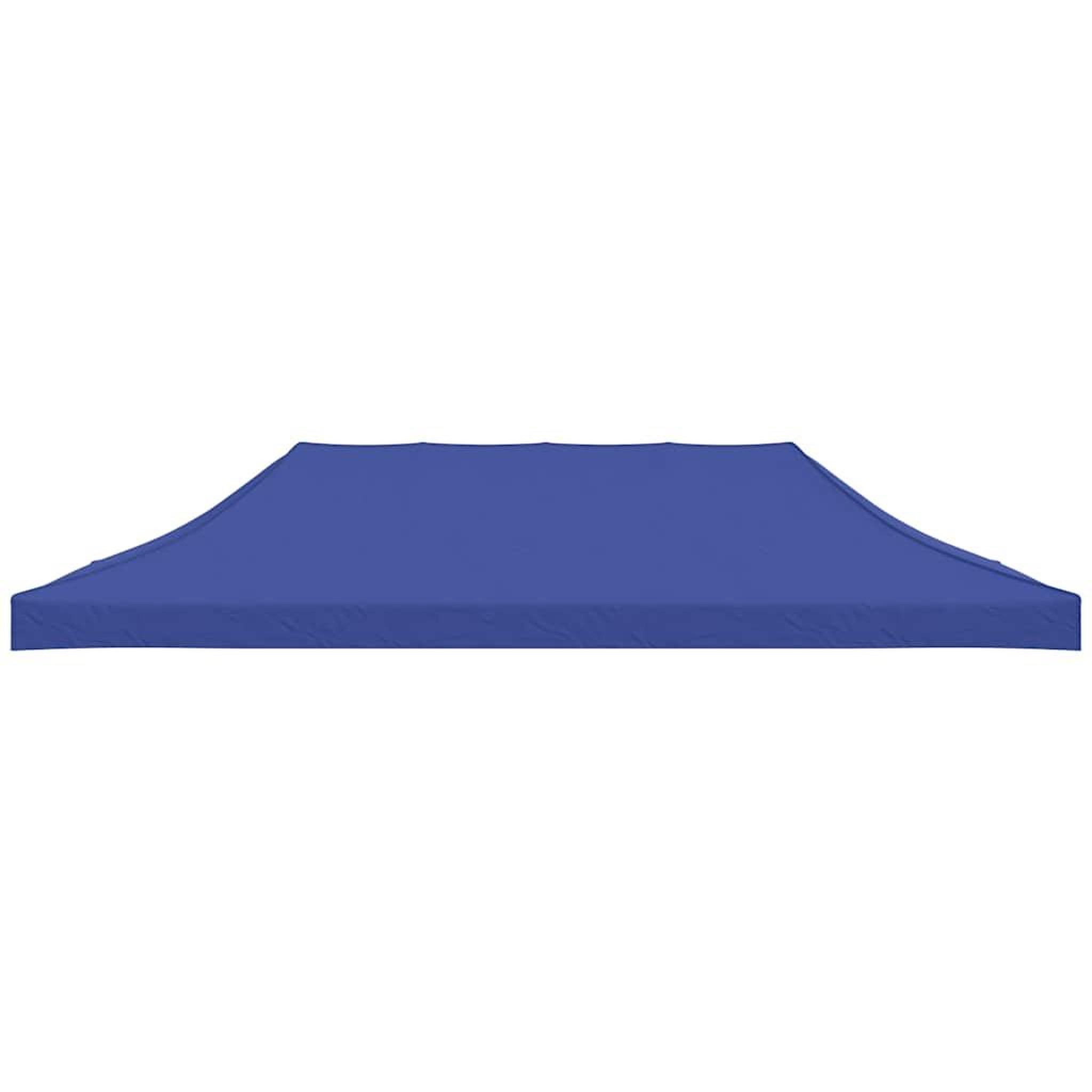Voir la diapositive 2 : VIDAXL Toit de tente de reception 3 x 6 m Bleu