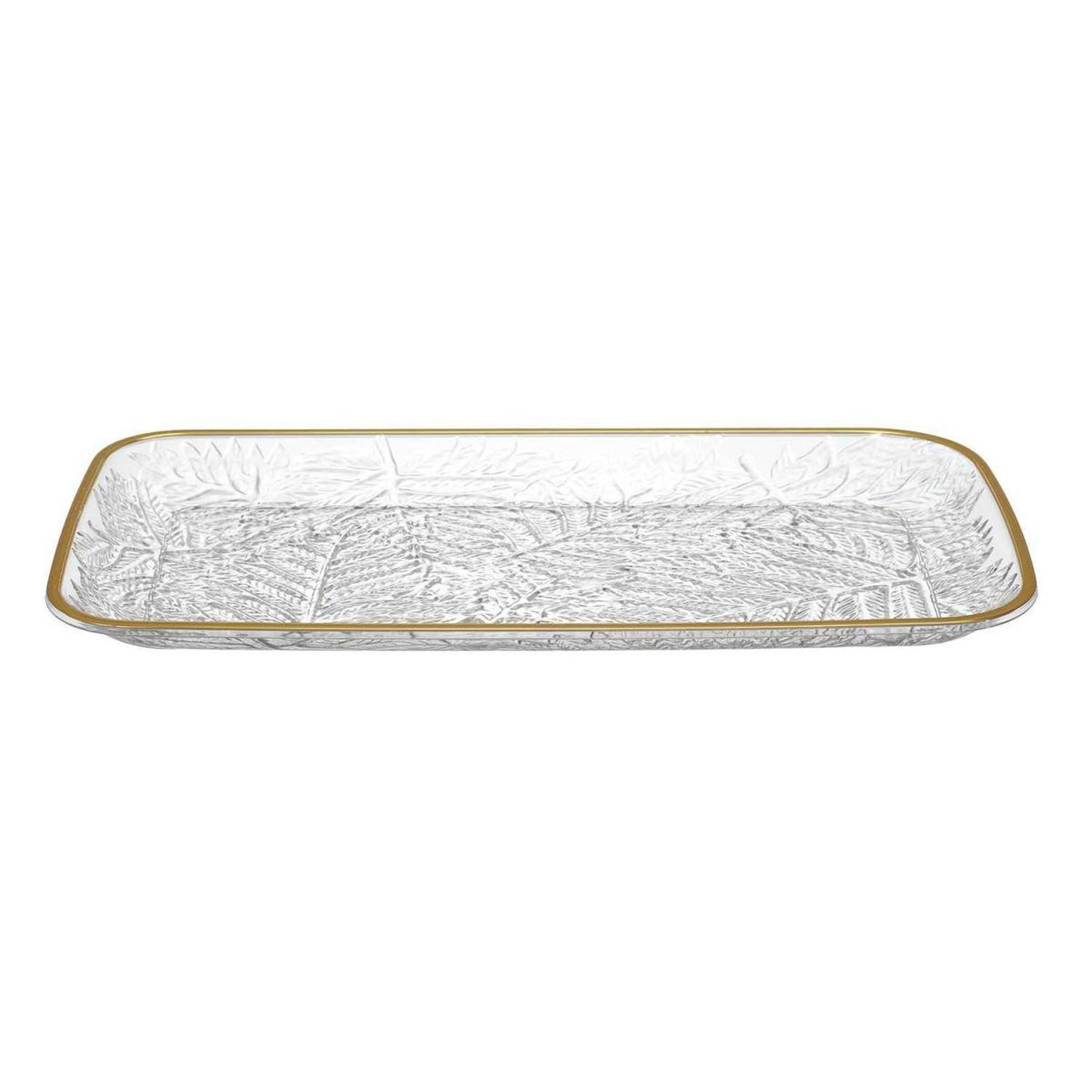 The Home Deco Factory Plateau de service design  sabah  34cm transparent