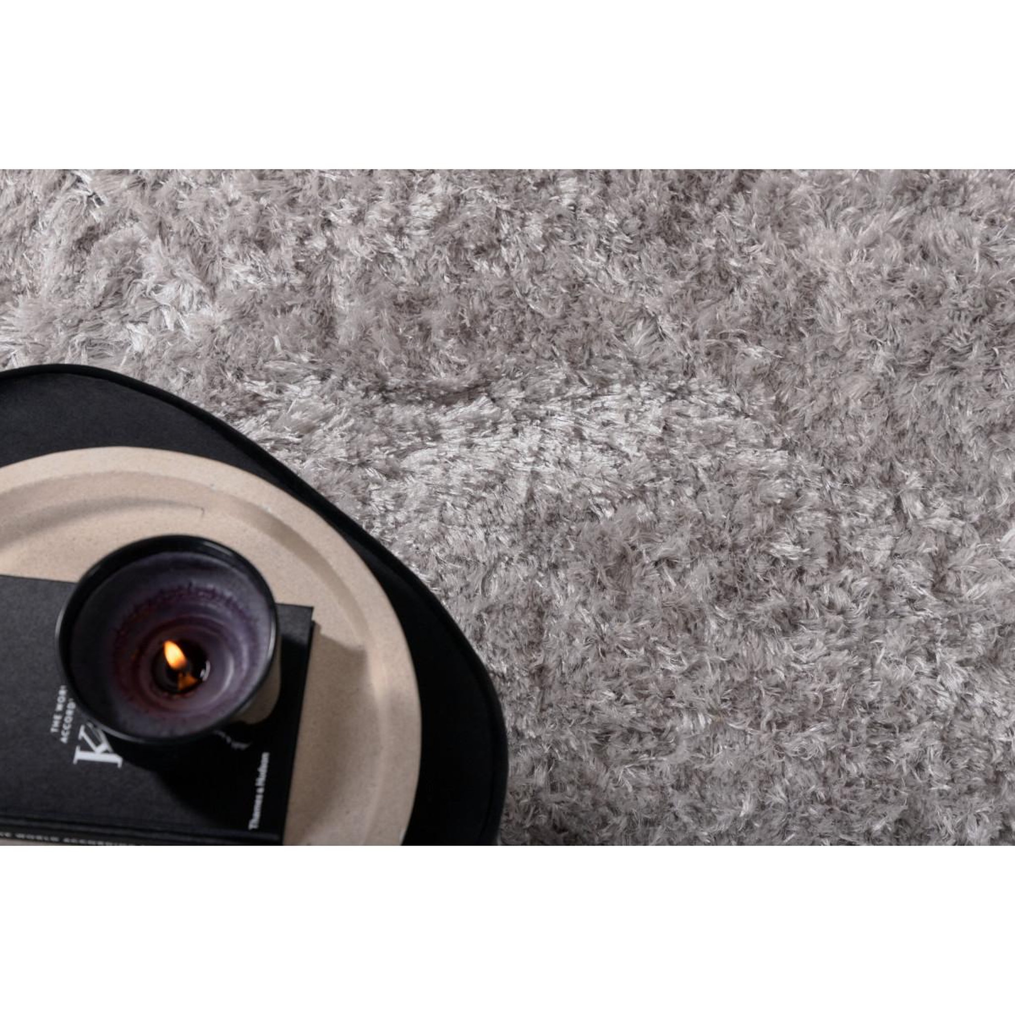 Voir la diapositive 5 : Paris Prix Tapis déco  natta  160x230cm argent