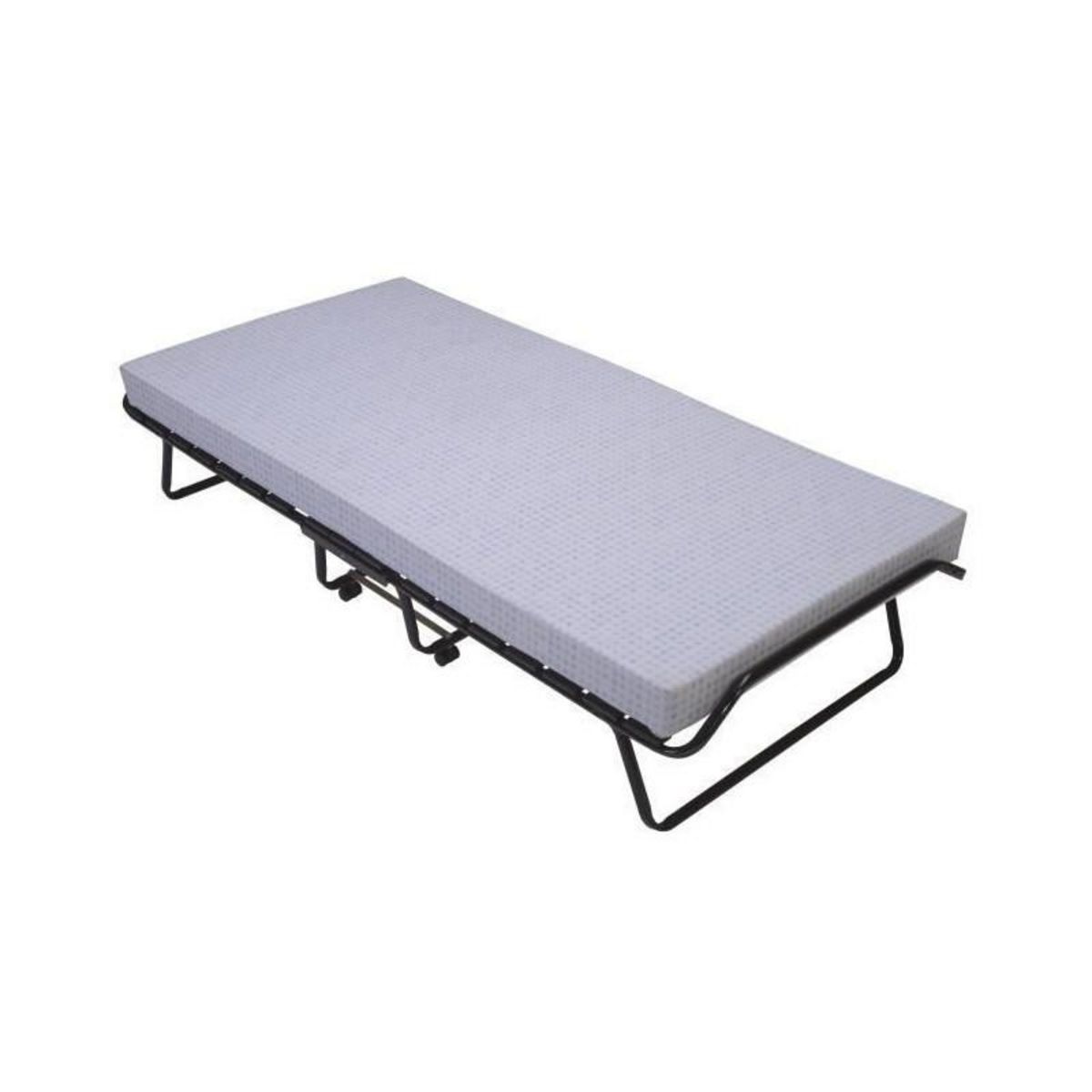 SEDAC SEDAC Lit dappoint pliant 17 lattes 90x190cm + Matelas mousse 10 cm