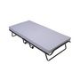 Voir la diapositive 2 : SEDAC SEDAC Lit dappoint pliant 17 lattes 90x190cm + Matelas mousse 10 cm