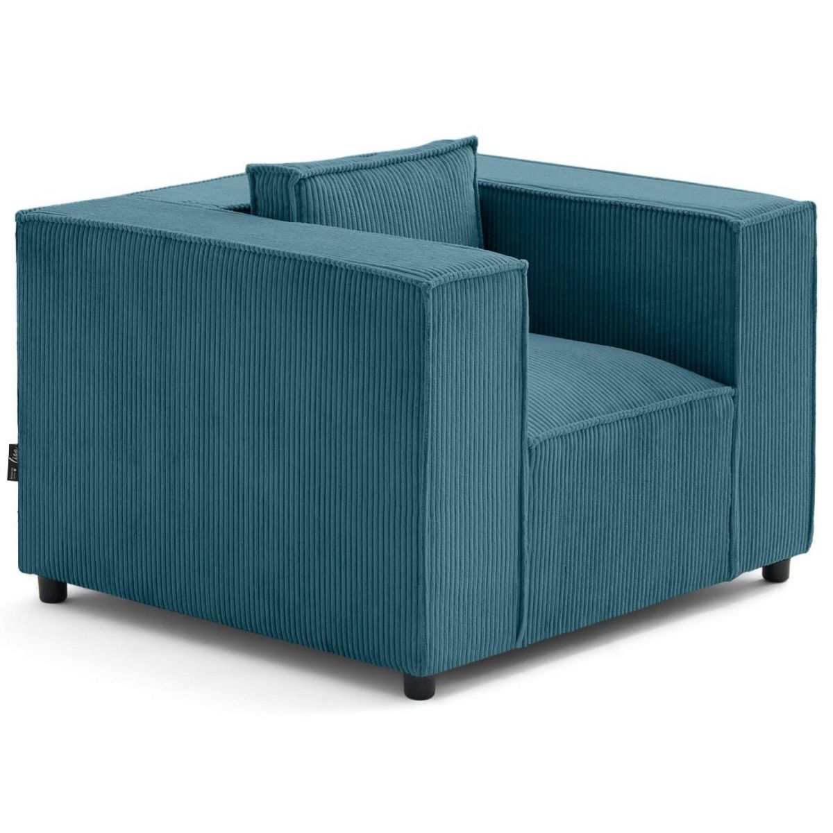 LISA DESIGN Stella - fauteuil en velours côtelé