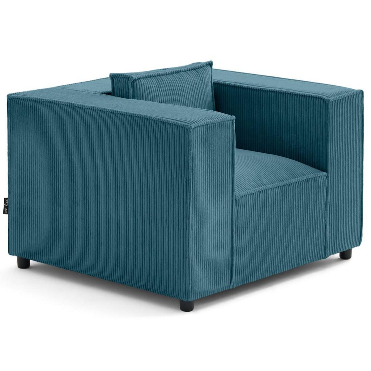 LISA DESIGN Stella - fauteuil en velours côtelé