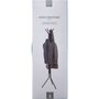 ATMOSPHERA Porte manteau en métal 8 crochets - H. 176 cm - Noir