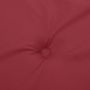 Voir la diapositive 5 : VIDAXL Coussin de banc de jardin rouge bordeaux 100x50x3 cm