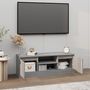 Voir la diapositive 3 : VIDAXL Meuble TV avec porte Sonoma gris 102x30x36 cm