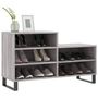 Voir la diapositive 3 : VIDAXL Armoire a chaussures Sonoma gris 102x36x60 cm Bois d'ingenierie