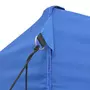 VIDAXL Tente de reception pliable professionnelle 3x4 m Acier Bleu