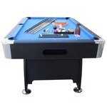PLAY4FUN Billard Américain avec retour de boules automatique et accessoires