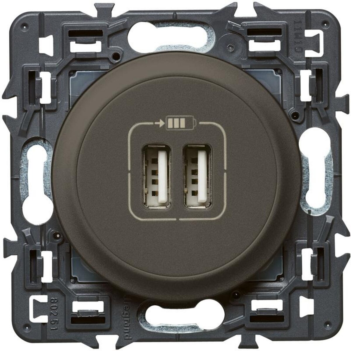 Legrand Celiane double USB 1500mA graphite