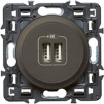 Legrand Celiane double USB 1500mA graphite