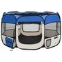 Voir la diapositive 3 : VIDAXL Parc pliable pour chien avec sac de transport Bleu 110x110x58cm