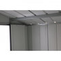Voir la diapositive 5 : MARKET24 Abri de jardin en métal 4,77 m2 - DURAMAX - Kit d'ancrage inclus - Gris anthracite