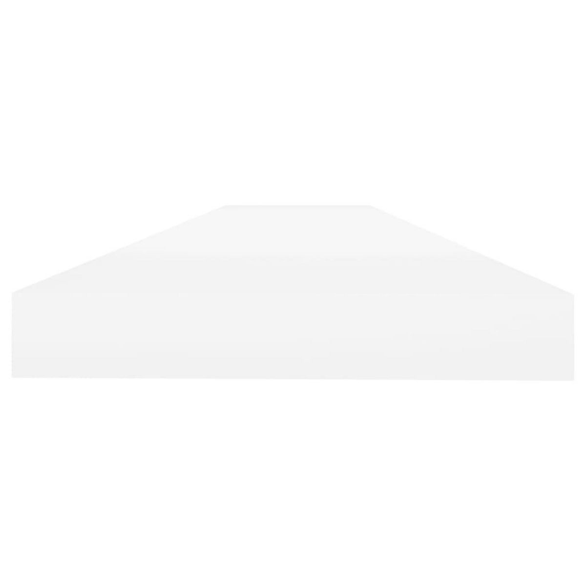 VIDAXL Etagere flottante murale Chene et blanc 90x23,5x3,8 cm MDF