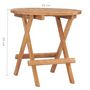Voir la diapositive 6 : VIDAXL Table pliable de jardin 50x50x50 cm Bois de teck solide