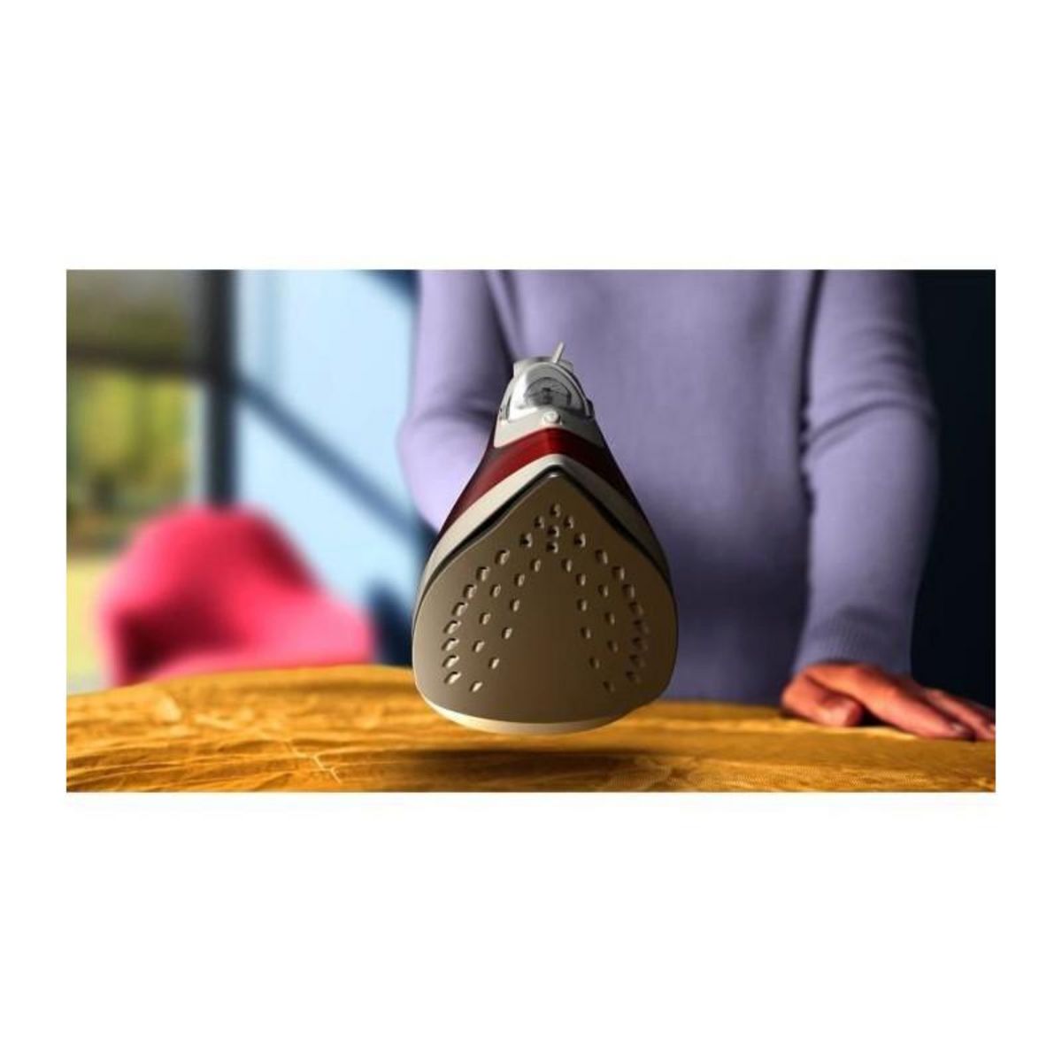 Philips Philips - DST2010/40 Fer a repasser Série 2000 - Débit de vapeur 25 g/min - 2000 W - Rouge