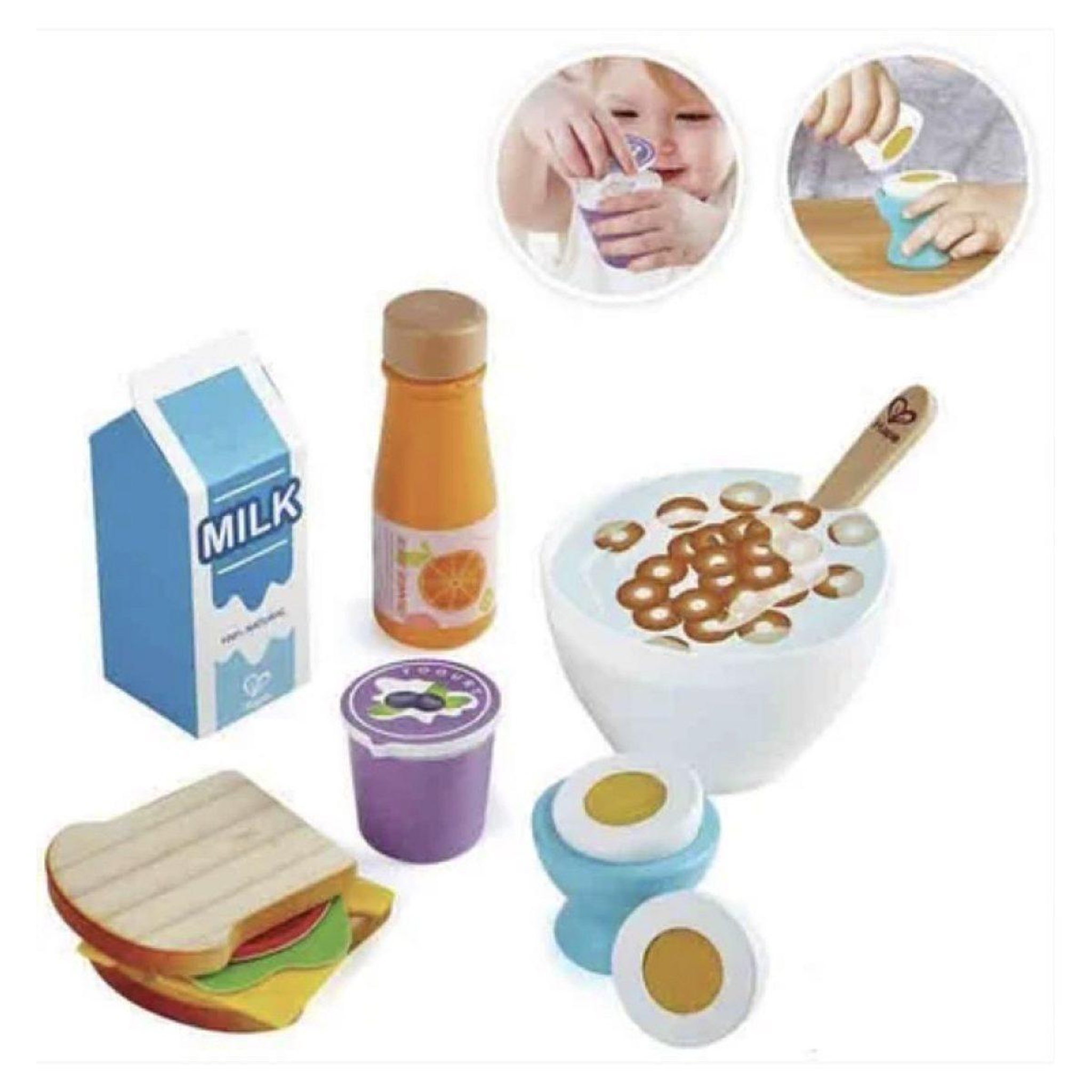 Voir la diapositive 2 : Hape Set du petit dejeuner - Jeux d imitation