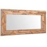 VIDAXL Miroir decoratif Teck 120x60 cm Rectangulaire