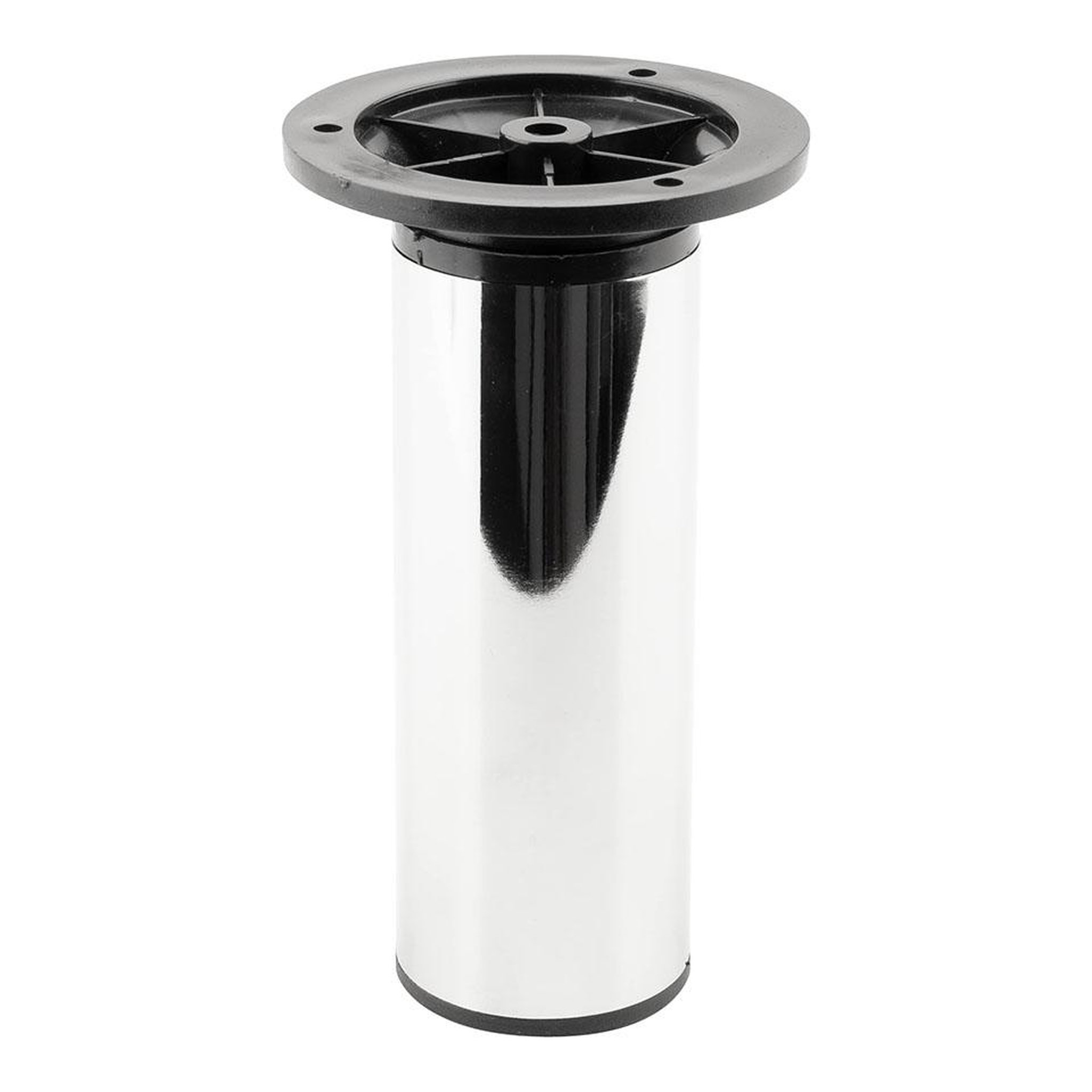 CENTRALE BRICO Pied de meuble fs017 100 mm réglable chrome brillant