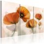 Voir la diapositive 1 : Paris Prix Tableau Imprimé 3 Panneaux  Coquelicots Artistiques