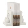 Voir la diapositive 2 : Paris Prix Lot de 2 Serre-Livres  Cygne  14cm Blanc & Argent