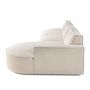 Voir la diapositive 3 : LISA DESIGN Spiaggia - canapé d'angle droit - forme arrondie - 5 places - en velours côtelé