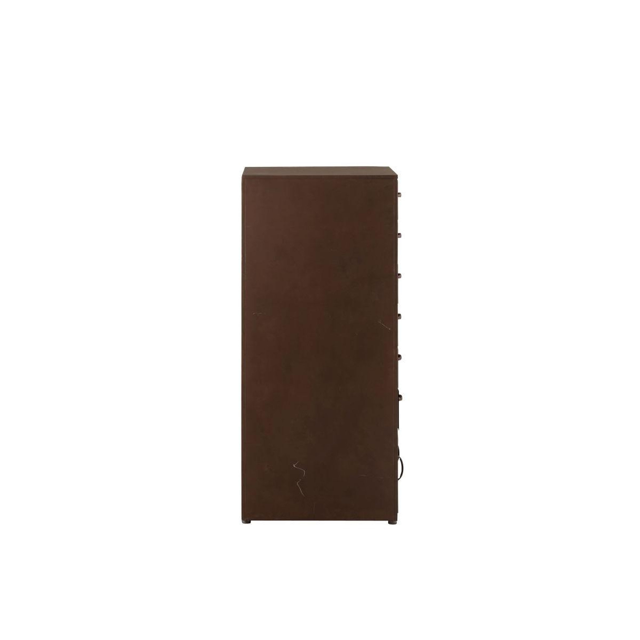 Voir la diapositive 4 : J-LINE Meuble de Rangement en Métal  Bade  101cm Marron