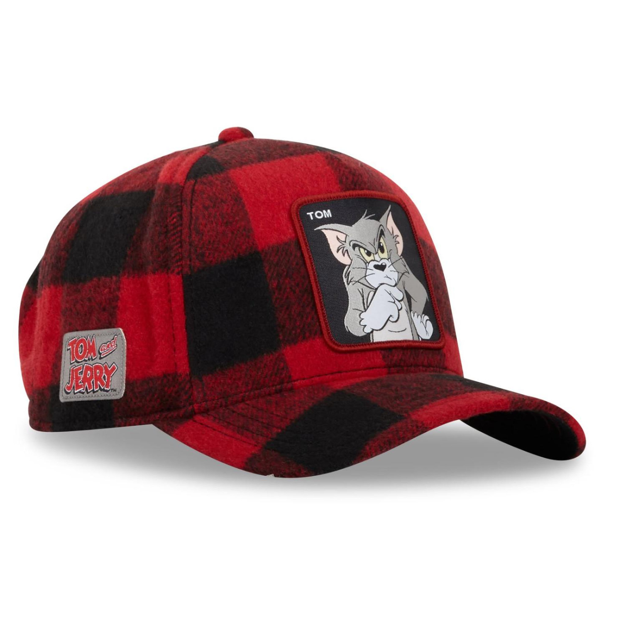 Voir la diapositive 4 : CAPSLAB Casquette trucker avec filet finitions premium Tom et Jerry