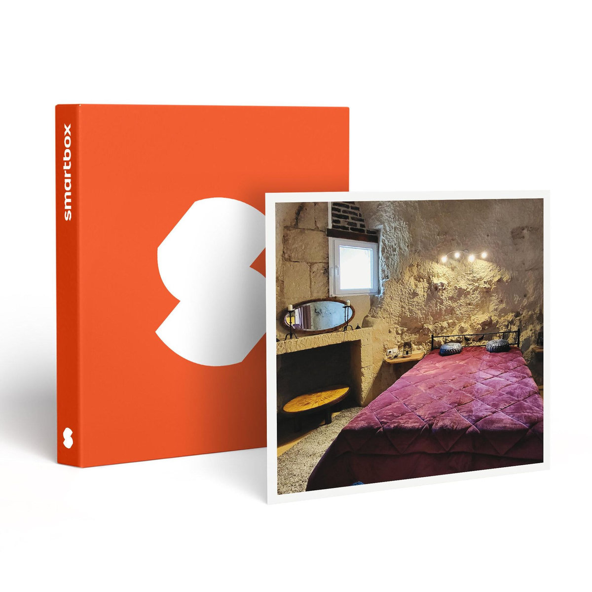 Smartbox 4 jours insolites en famille en gîte troglodyte au nord de Blois - Coffret Cadeau Séjour