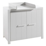 Paris Prix Commode Avec Plan à Langer  Erik  100cm Blanc