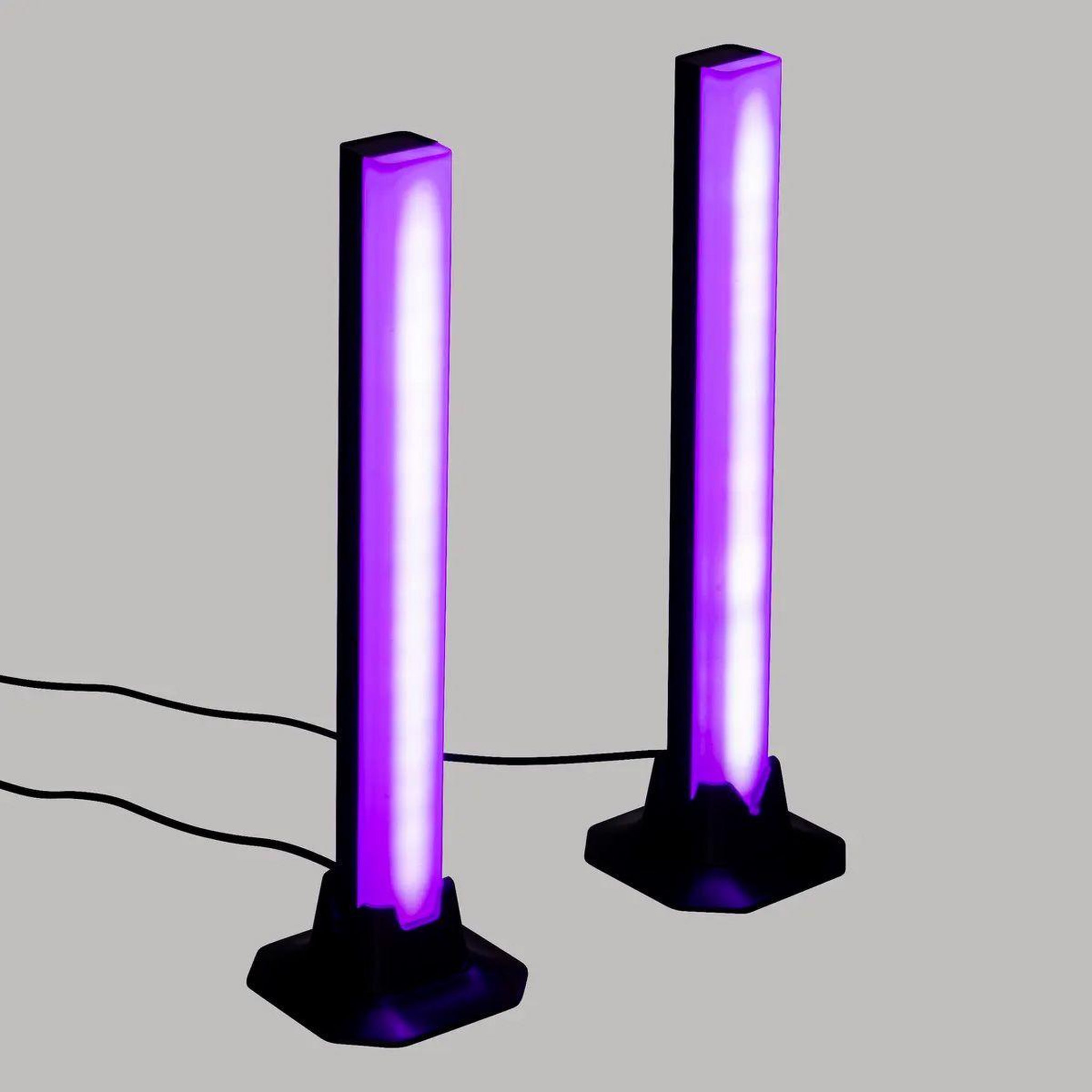 Voir la diapositive 6 : ATMOSPHERA Lot de 2 barres lumineuses  paol  32cm noir