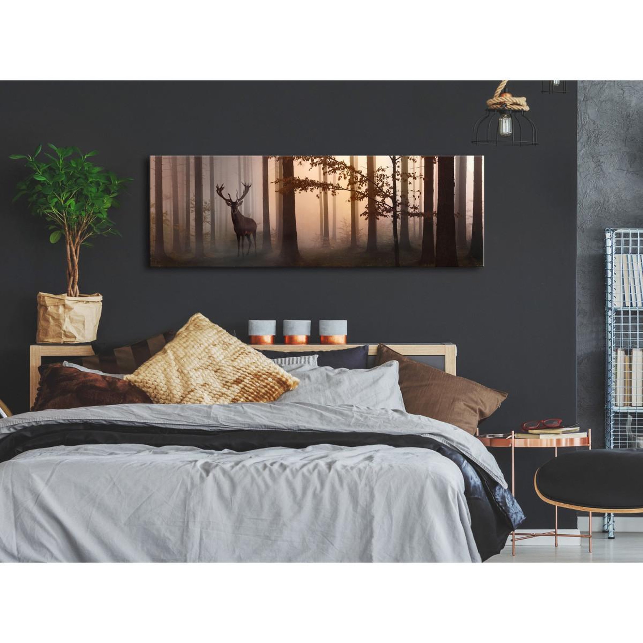 Voir la diapositive 2 : Paris Prix Tableau imprimé  morning narrow brown