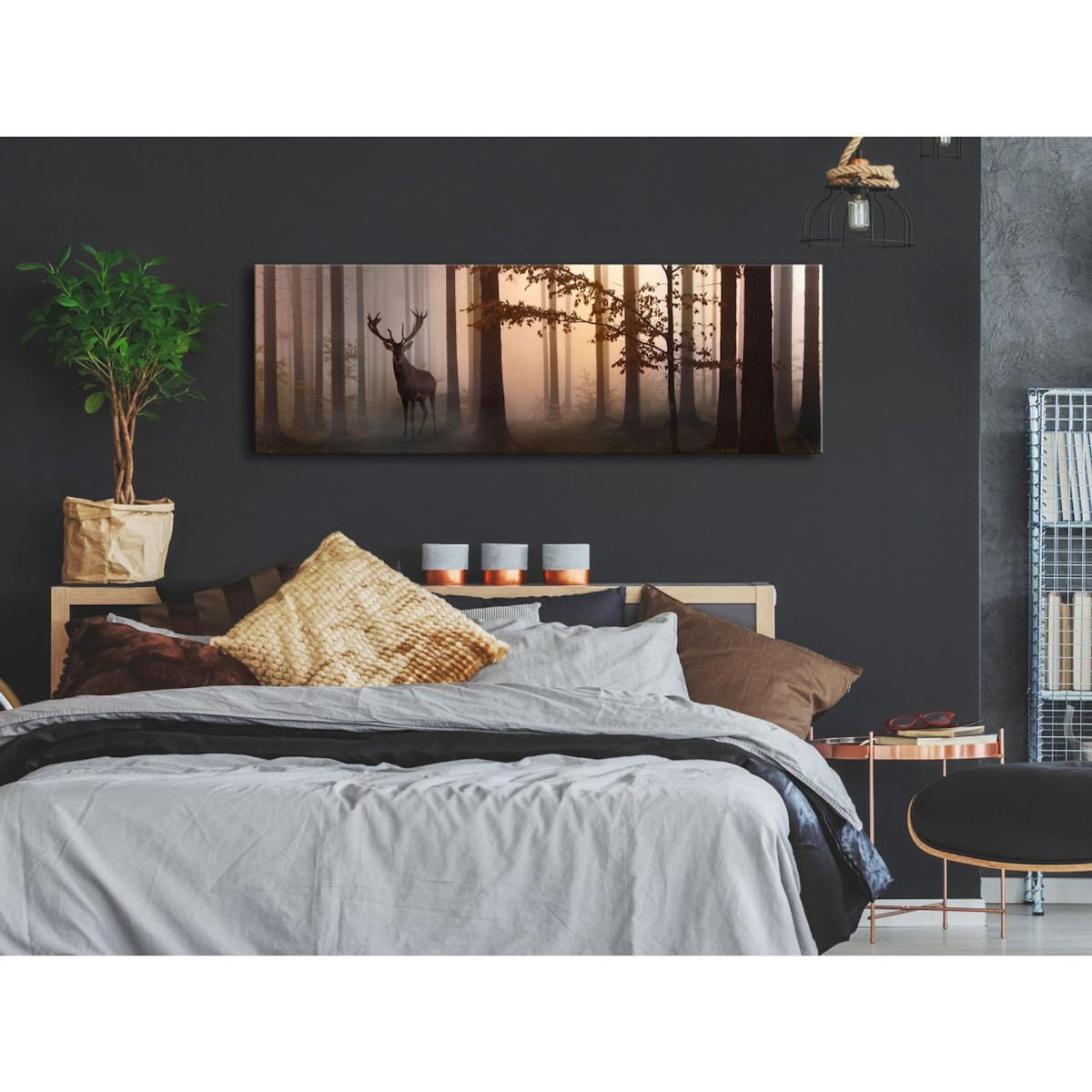 Paris Prix Tableau Imprimé  Morning Narrow Brown