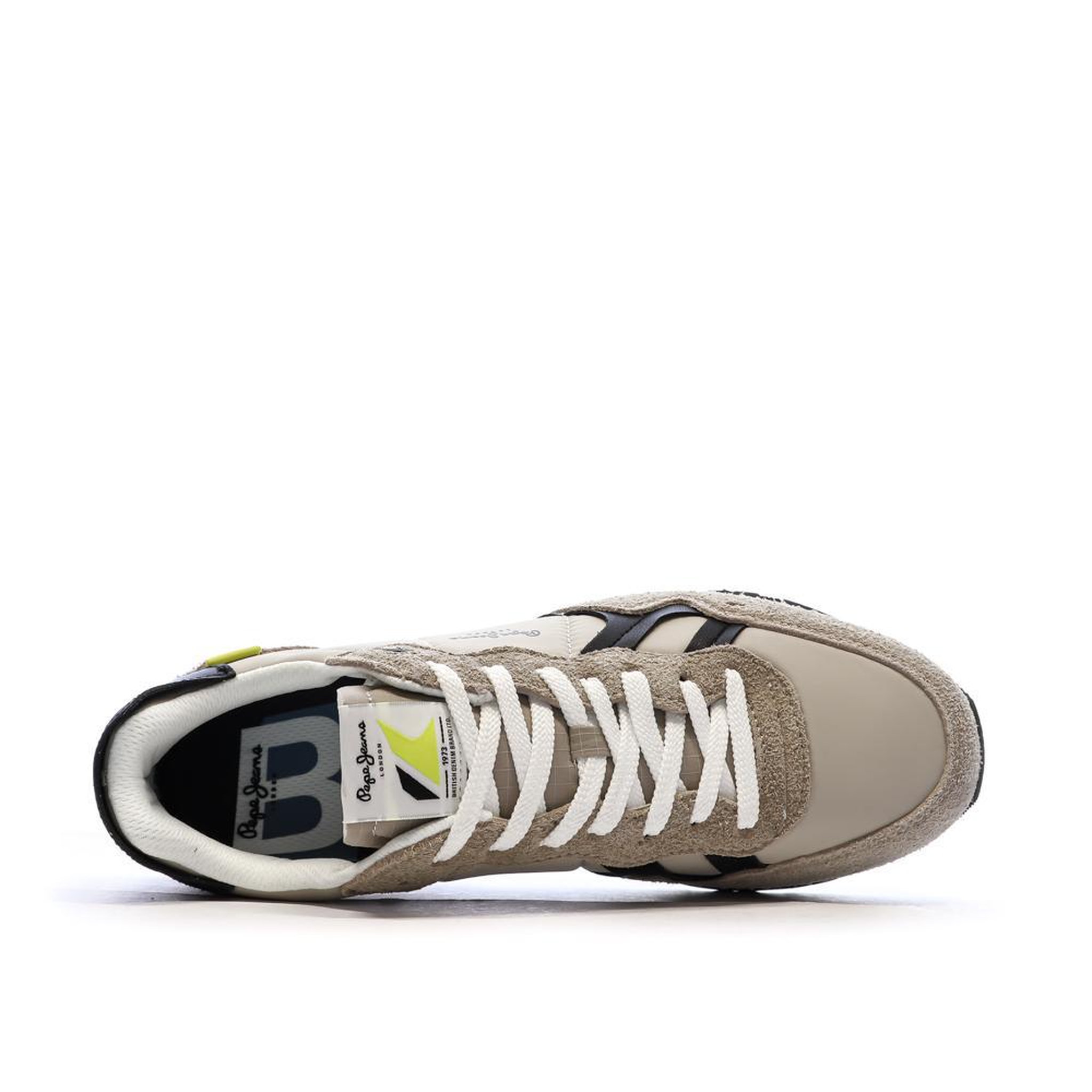 Voir la diapositive 4 : Pepe Jeans Baskets Grises Homme Pepe jeans Brit Fly