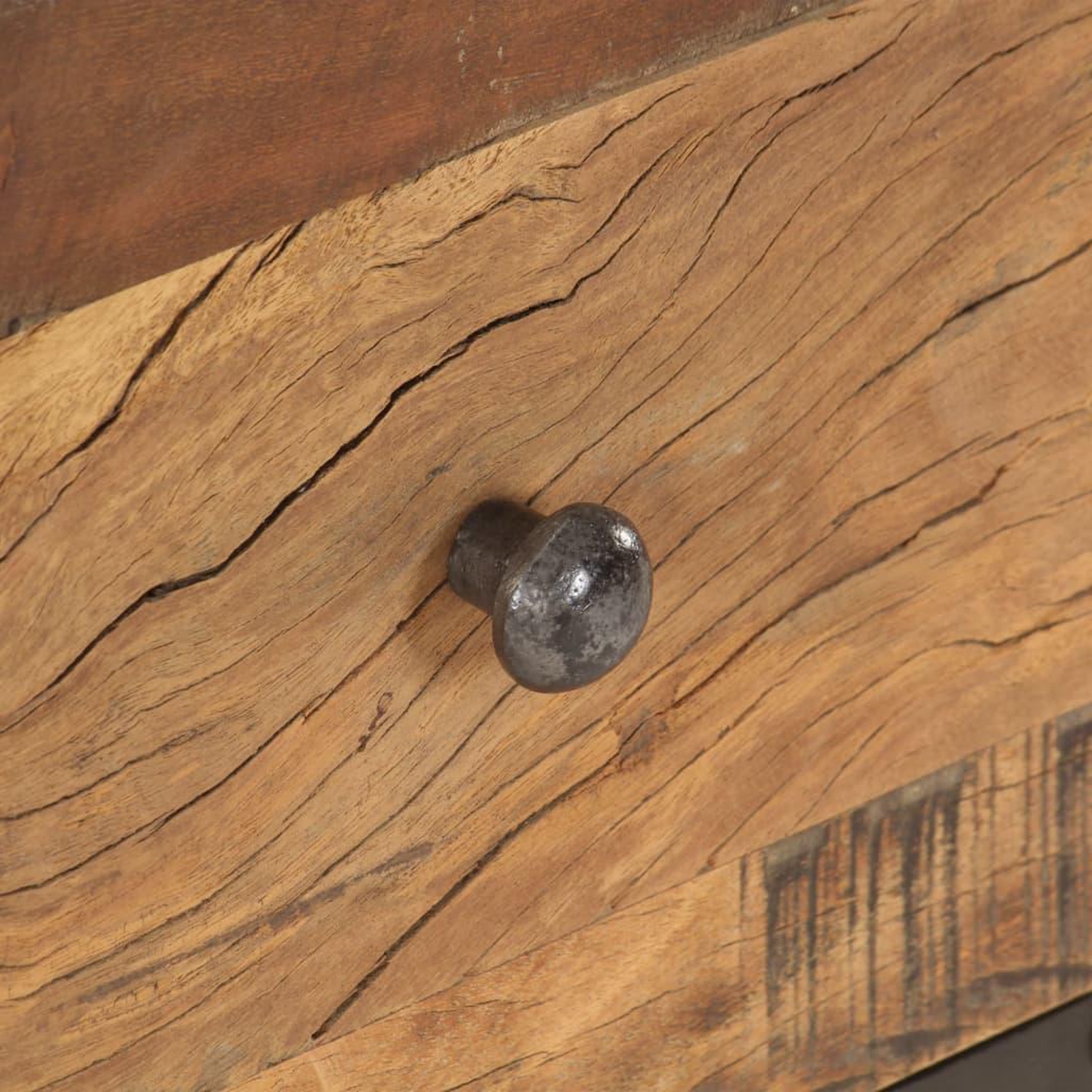 Voir la diapositive 4 : VIDAXL Table basse 100x50x45 cm bois de recuperation massif