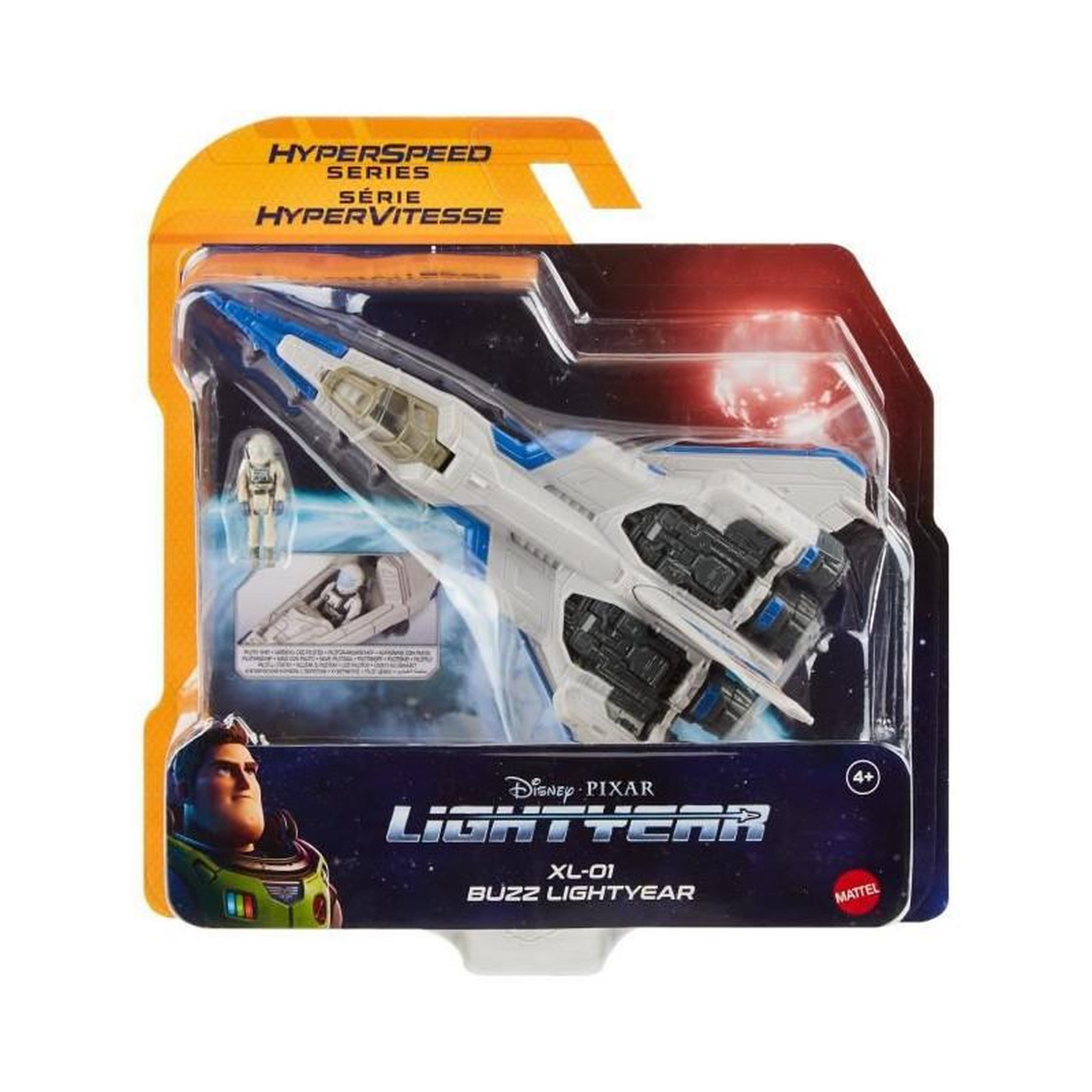 Voir la diapositive 6 : MATTEL Pixar - Lightyear - Vaisseau Xl-01 + Mini Figurine Buzz - Figurines DAction
