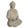 Voir la diapositive 1 : ATMOSPHERA Statuette de Bouddha Eté Indien - H. 39 cm - Beige effet blanchi