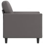Voir la diapositive 4 : VIDAXL Fauteuil Gris 60 cm Similicuir