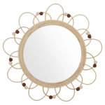 Atmosphera Kids Miroir Mural Enfant  Campagne Déco  38cm Beige