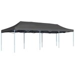 VIDAXL Tente de reception pliable 3 x 9 m Anthracite
