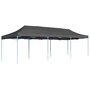 Voir la diapositive 1 : VIDAXL Tente de reception pliable 3 x 9 m Anthracite