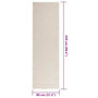 Voir la diapositive 6 : VIDAXL Tapis ZIZUR creme 80x250 cm aspect de jute interieur exterieur