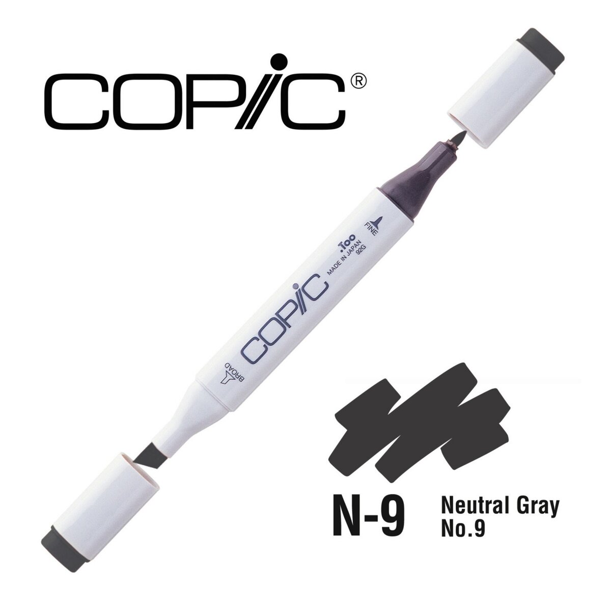 Copic Marqueur à l'alcool Copic Marker N9 Neutral Gray No.9