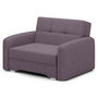 Voir la diapositive 1 : BEST MOBILIER Michelle - fauteuil convertible avec coffre en velours
