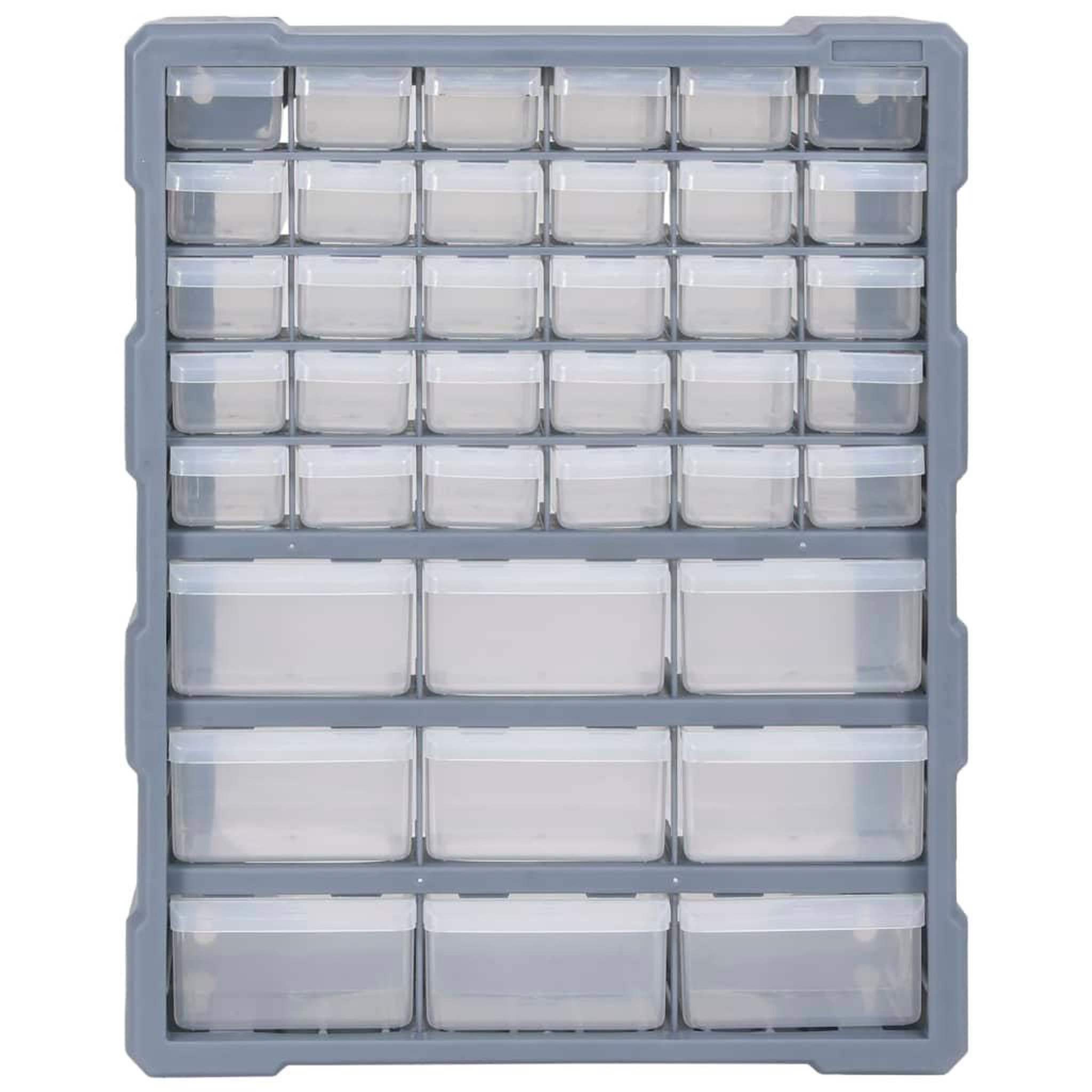 Voir la diapositive 2 : VIDAXL Organisateur multi-tiroirs avec 39 tiroirs 38x16x47 cm