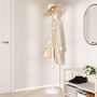 Voir la diapositive 3 : VIDAXL Porte manteau blanc 177 cm fer enduit de poudre