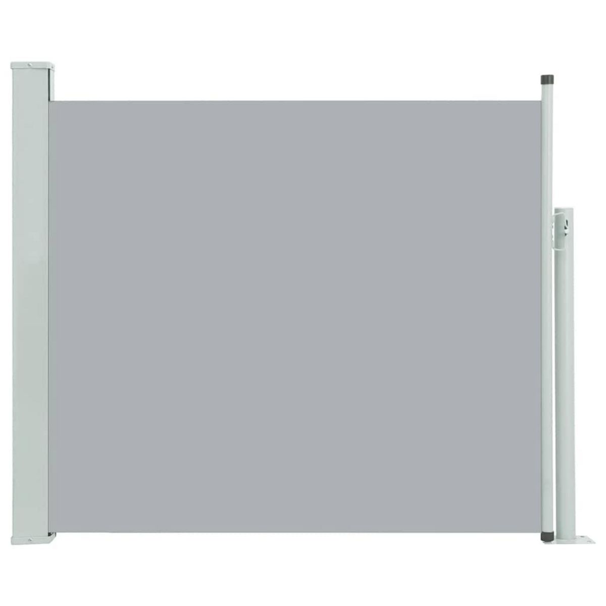 VIDAXL Auvent lateral retractable de patio 100x300 cm Gris